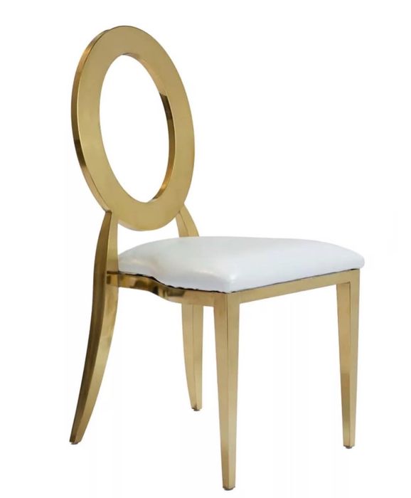 Krzeslo bankietowe/ dior / wesele/ glamour / o-back/ komunie / złote