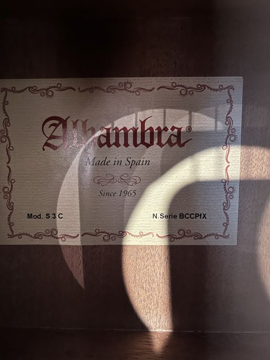 Gitara Alhambra 3C Senorita (7/8) + Gigbag