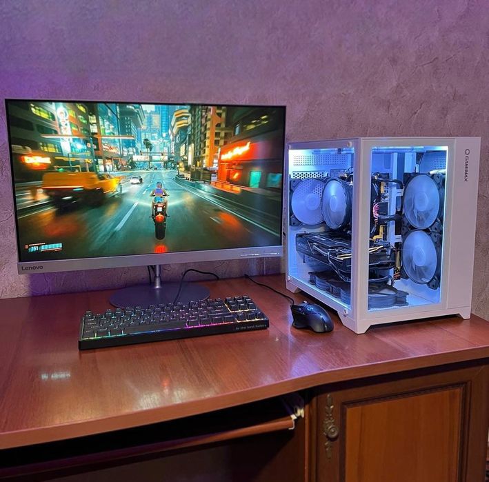 Стаціонарний ПК ігровий RX 5700xt 8GB Системник Xeon 28 ядер / SSD 512