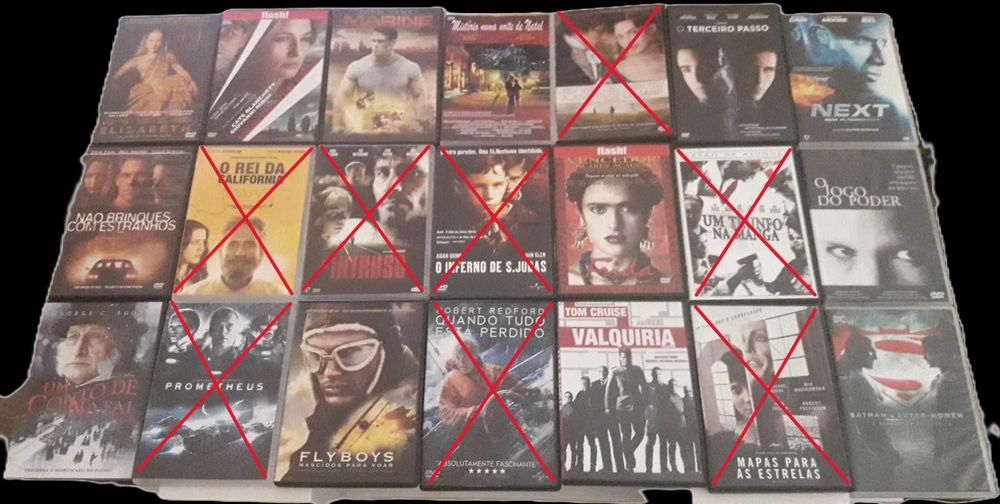 DVD's - Vários - como novos