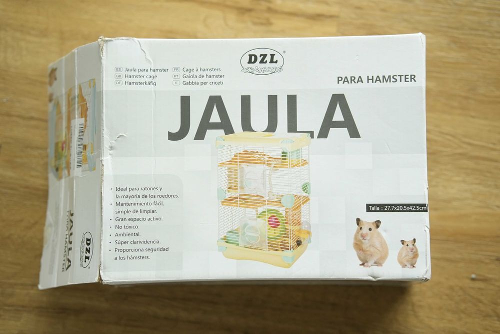 Gaiola para hamster, gerbos etc.