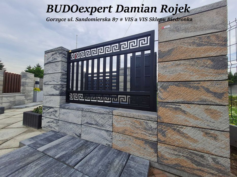 Bloczek pustak Joniec ROMA Horizon onyx marengo piryt biały amber nero