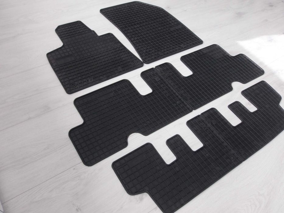 Dywaniki Gumowe Citroen C4 GRAND Picasso II 13- Dopasowane 7 Osobowy