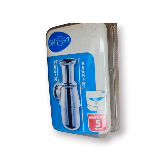 Sifão Regulável Sensea Latão Cromado – Novo e Selado (Garantia 5 Anos)