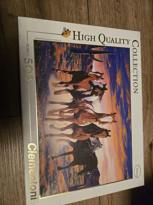 Puzzle konie Clementoni