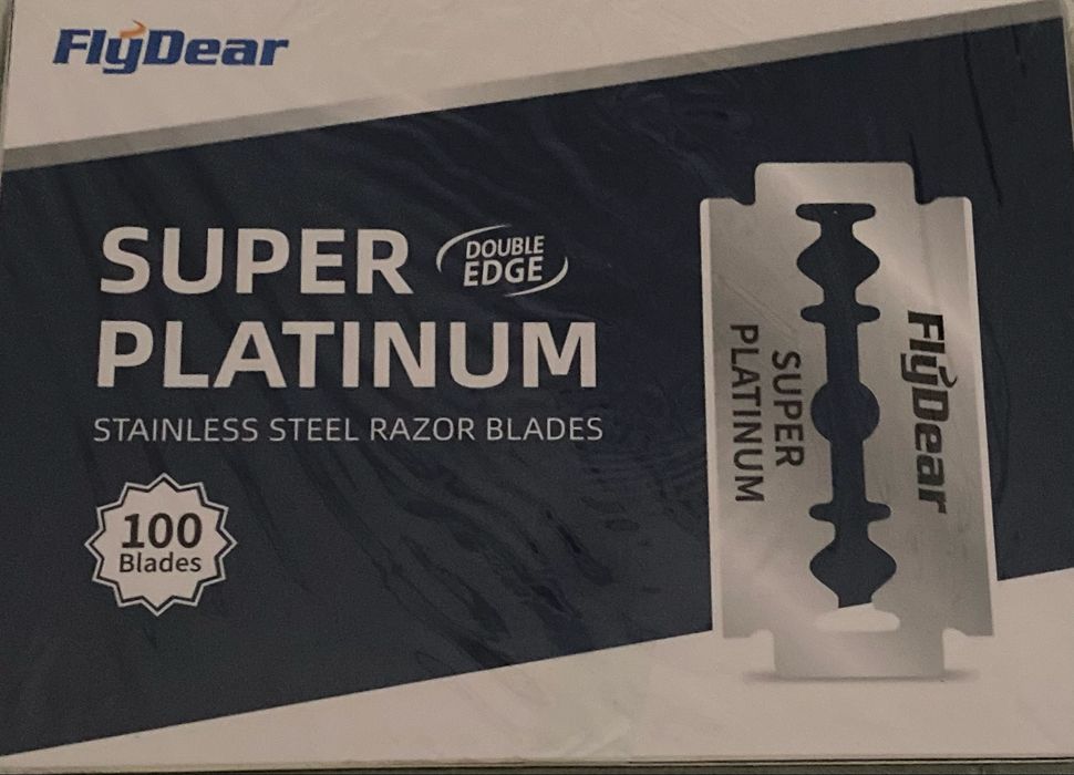 2 caixas de lâminas de barbear FlyDear Super Platinum