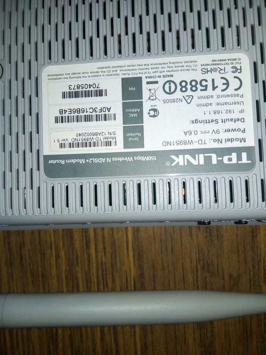 Router Tp-link TD-W8951ND