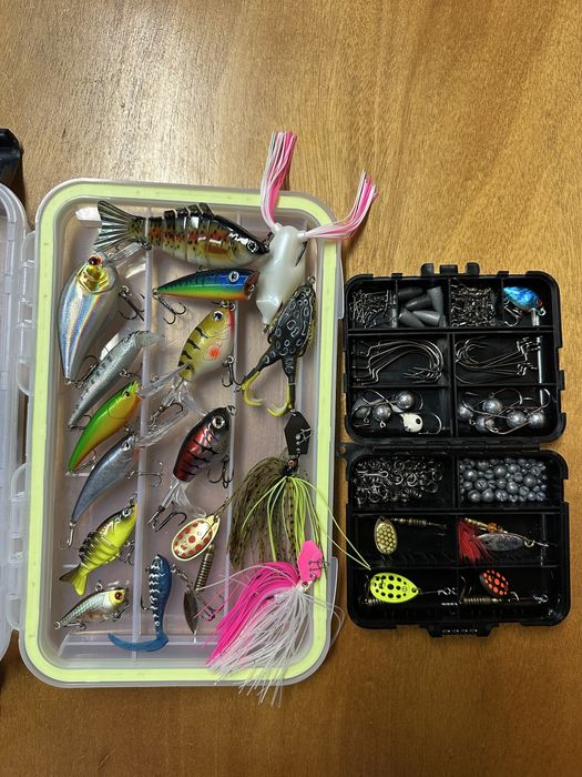 Cana de pesca 2.10 + Carreto + Amostras