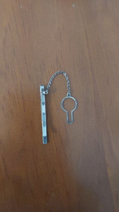 Alfinete de gravata em prata