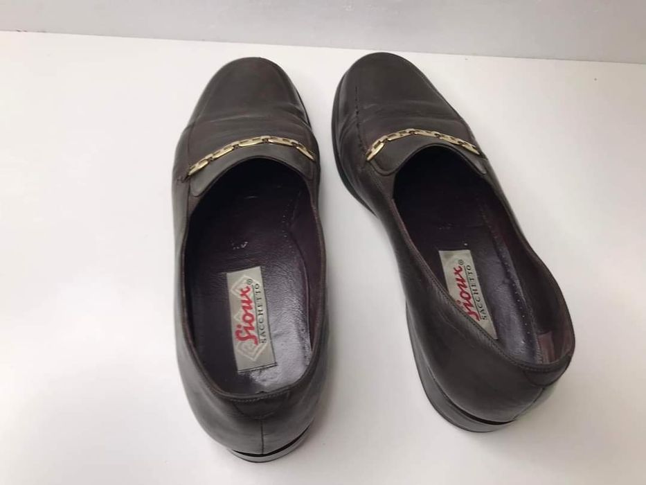 Mokasyny skórzane Sioux Rozmiar 37,5