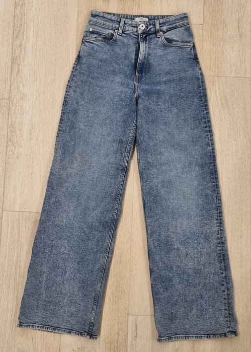 Jeansy z wysokim stanem / Wide High Jeans rozm. 36