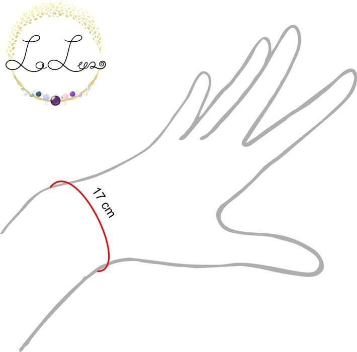 Bransoletka z kamieni naturalnych – Amazonit 8 mm | Obwód 17 cm