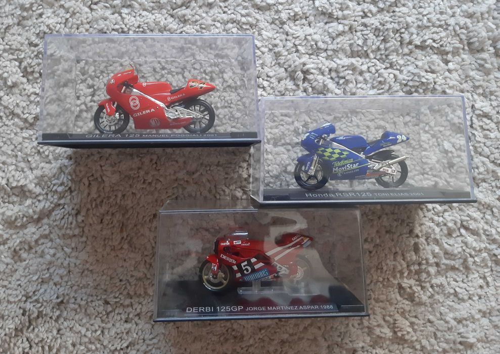 Colecção de miniaturas MOTAS escala 1/24