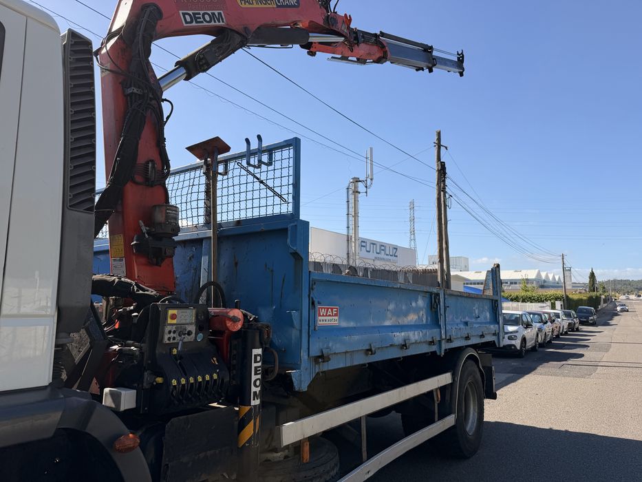 IVECO EUROCARGO 19Ton 280cv Grua Palfinger Pk10000 Basculante Apenas 57.000km ###OPORTUNIDADE###