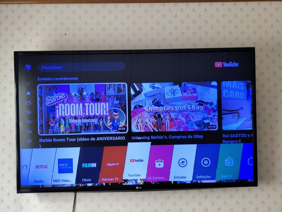 TV LG FHD c/ comando 43 polegadas