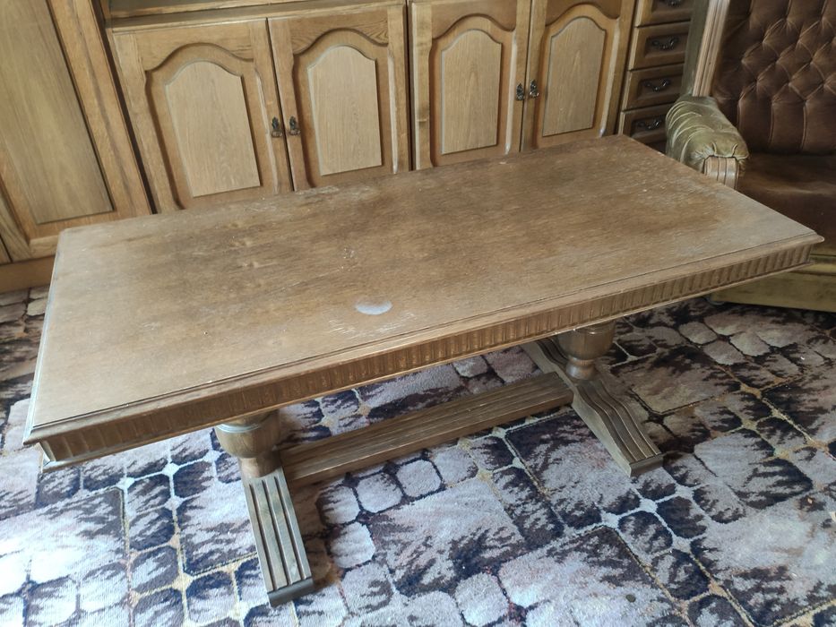 Stolik drewniany, lite drewno