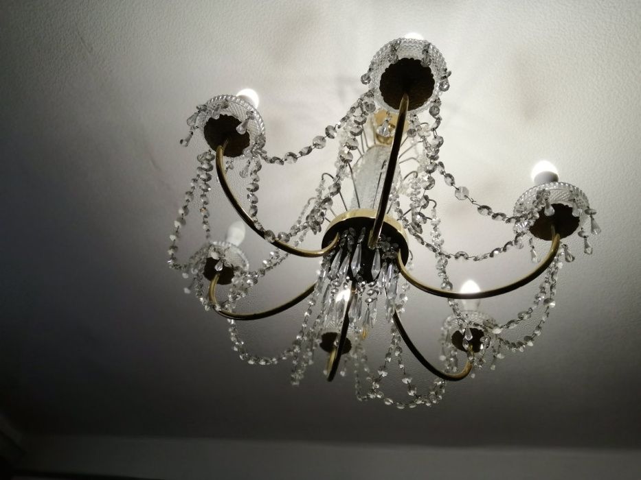 Люстра - оригинал из Богемского хрусталя. Акция