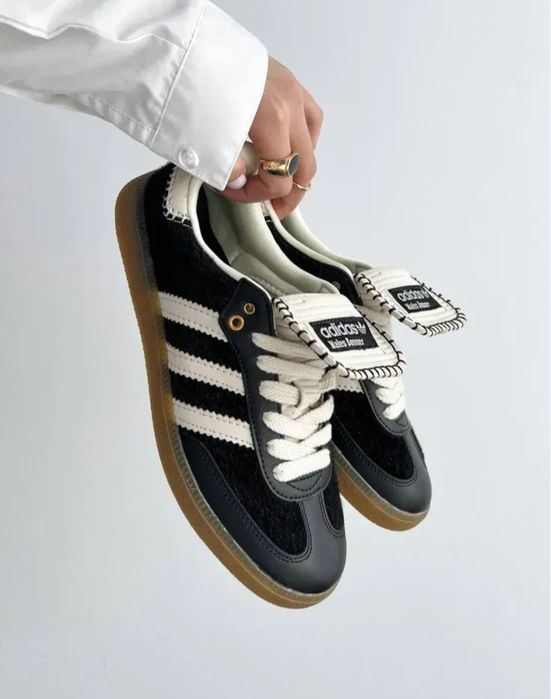 Кросівки adidas samba pony x wales / адідас самба   та braun
