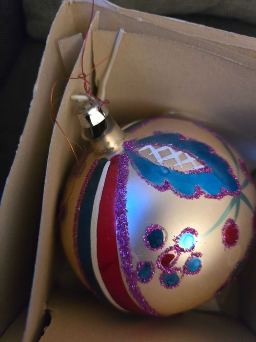 Bombki i ozdoby choinkowe PRL