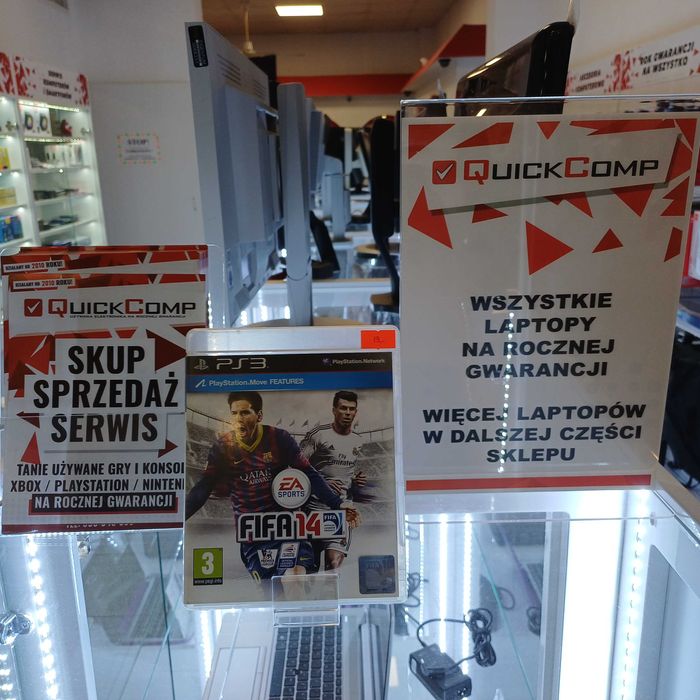Gra PlayStation 3 PS3 Fifa 14 Gwarancja 1 Rok QUICK-COMP