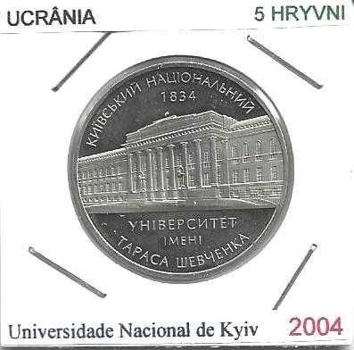 Ucrânia  - - - - - Moedas Comemorativas de 5 HRYVNEN