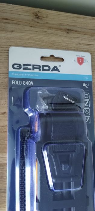 Zapięcie rowerowe Gerda Fold 840V składane