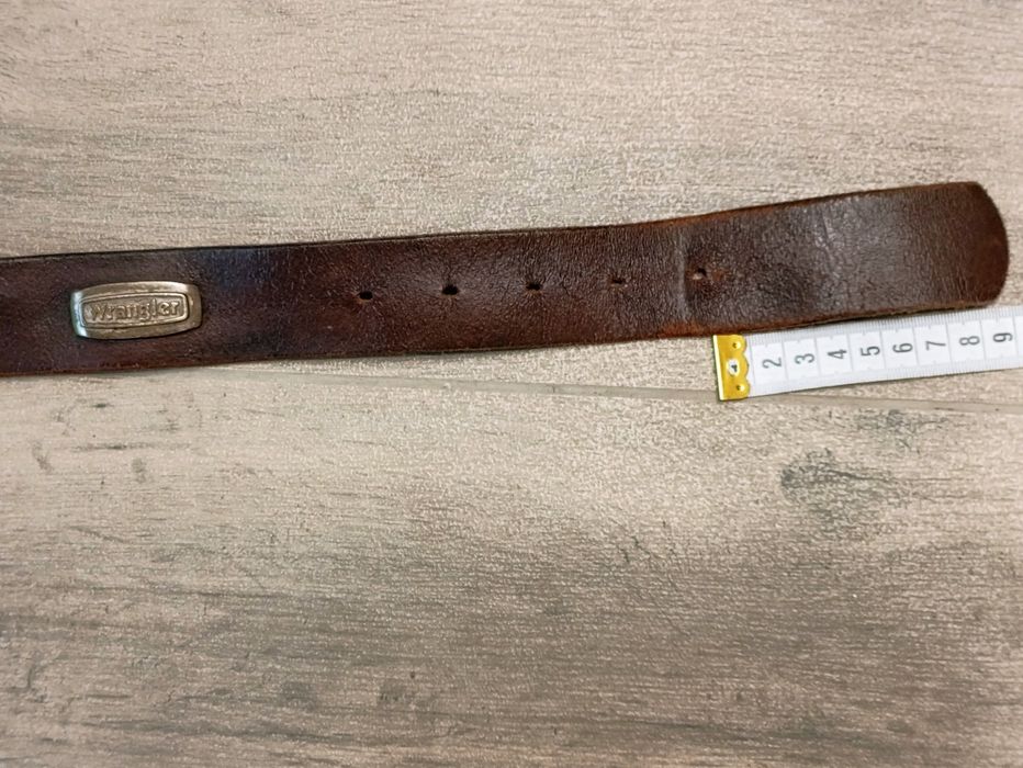 Ремень Wrangler 116/3,5см кожа винтаж