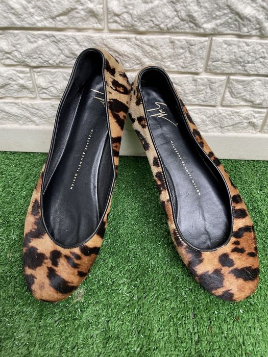 Балетки леопардовые Guiseppe Zanotti