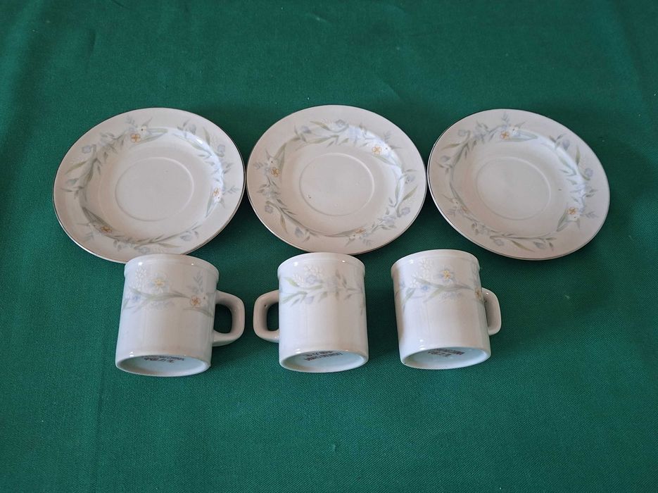 3 Antigas Chávenas de café orientais Lisheng