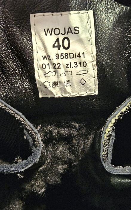Buty zimowe taktyczne 40r  958D/41 Wojas