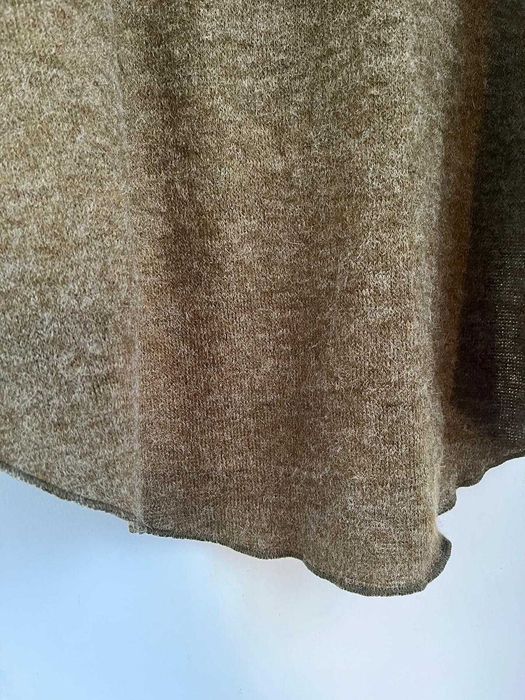 Poncho Verde Acastanhado | Leve e Macio