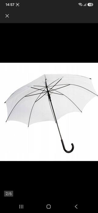Parasol transparentny na komunie , na ślub lub sesje