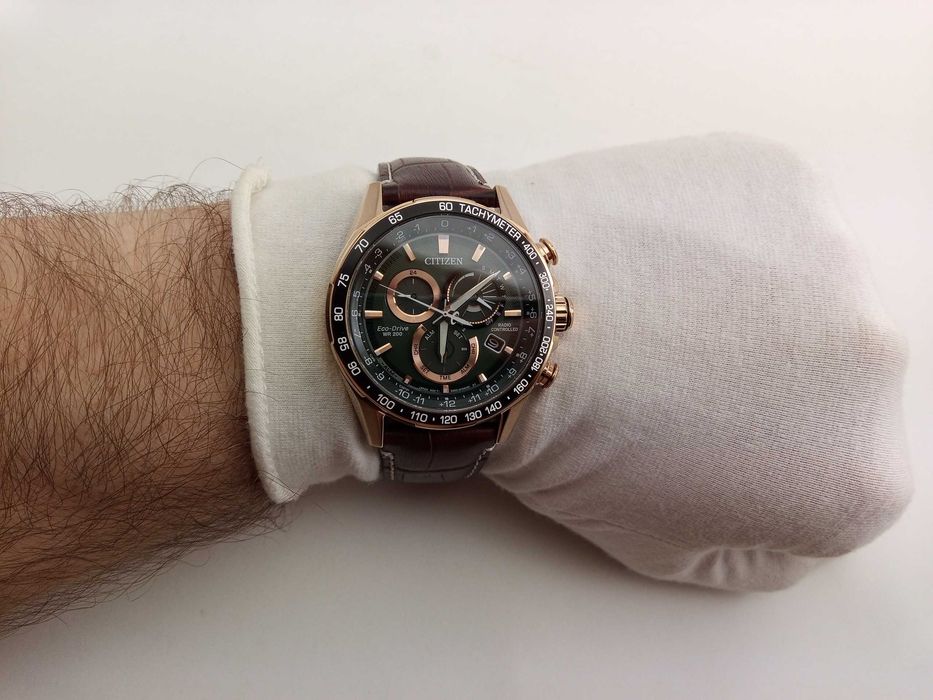 Японские часы Citizen CB5919-00X радиосигнал, вечник, сапфир