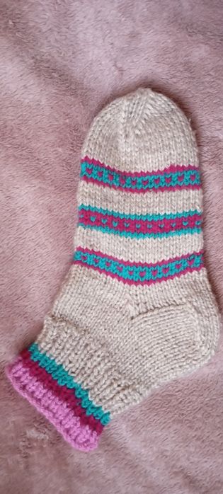 Носочки домашние вязаные вручную