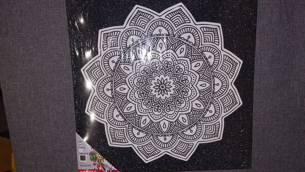 Oddam nowe podobrazie 30x30 brokatowe