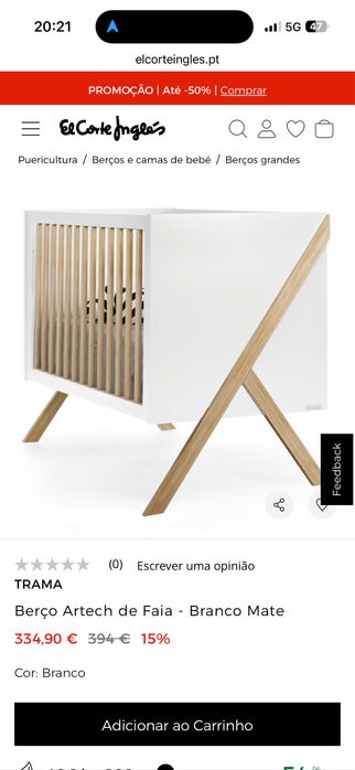 Berço novo impecável