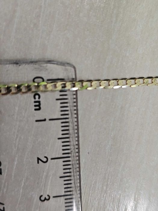 Złoty łańcuszek męski pancerka 2,50 mm 50 cm PR 585