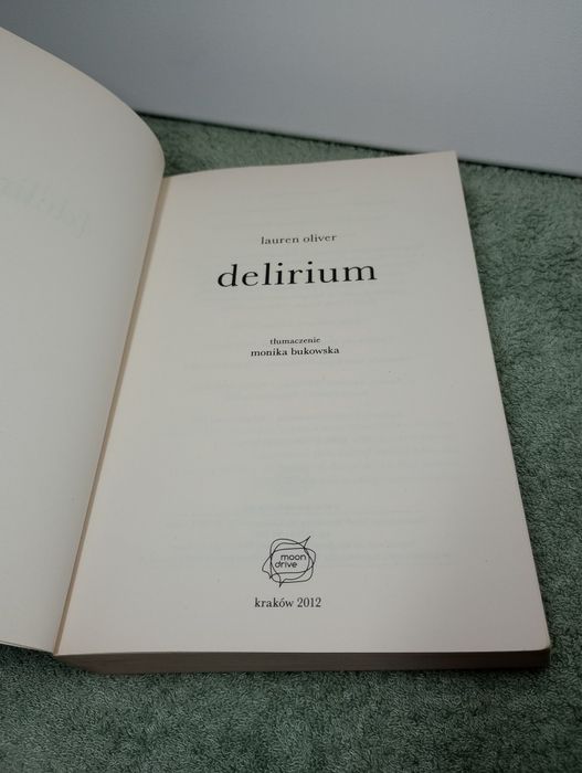 Delirium. Lauren Oliver