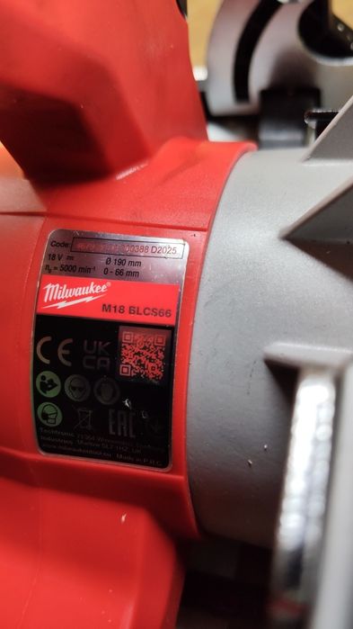 Pilsrka tarczowa Milwaukee M18 blcs66