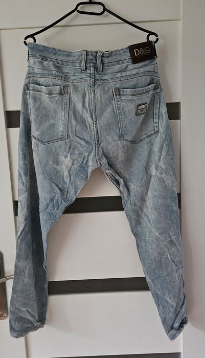 Dolce gabanna spodnie 36 jeansy niebieskie armani boss gucci tommy
