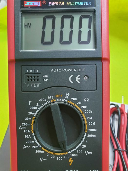 Multímetro Digital SZBJ BM91A