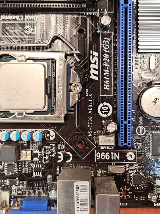 płyta główna MSI H61M-P20 (G3), Intel Core i5-2400