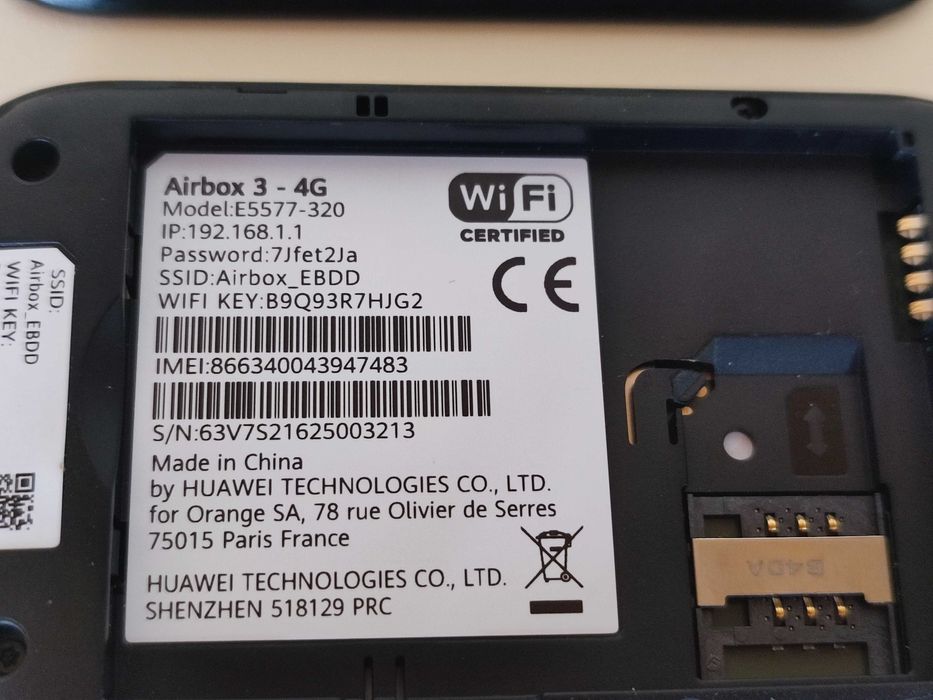 Huawei E5577,-320 4G Router Hotspot
