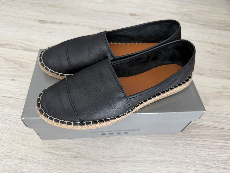 Buty VENEZIA espadryle czarne 40 ROV