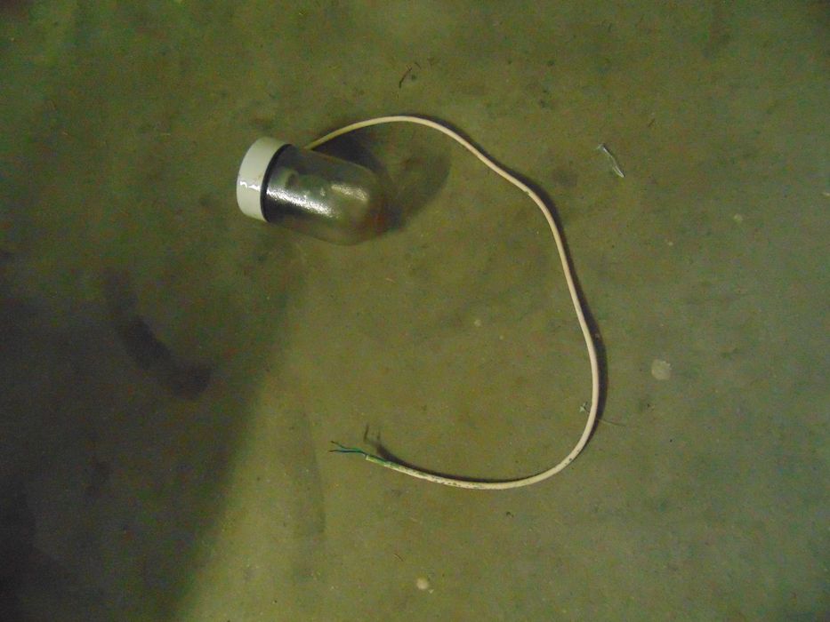 lampa szklana warsztatowa