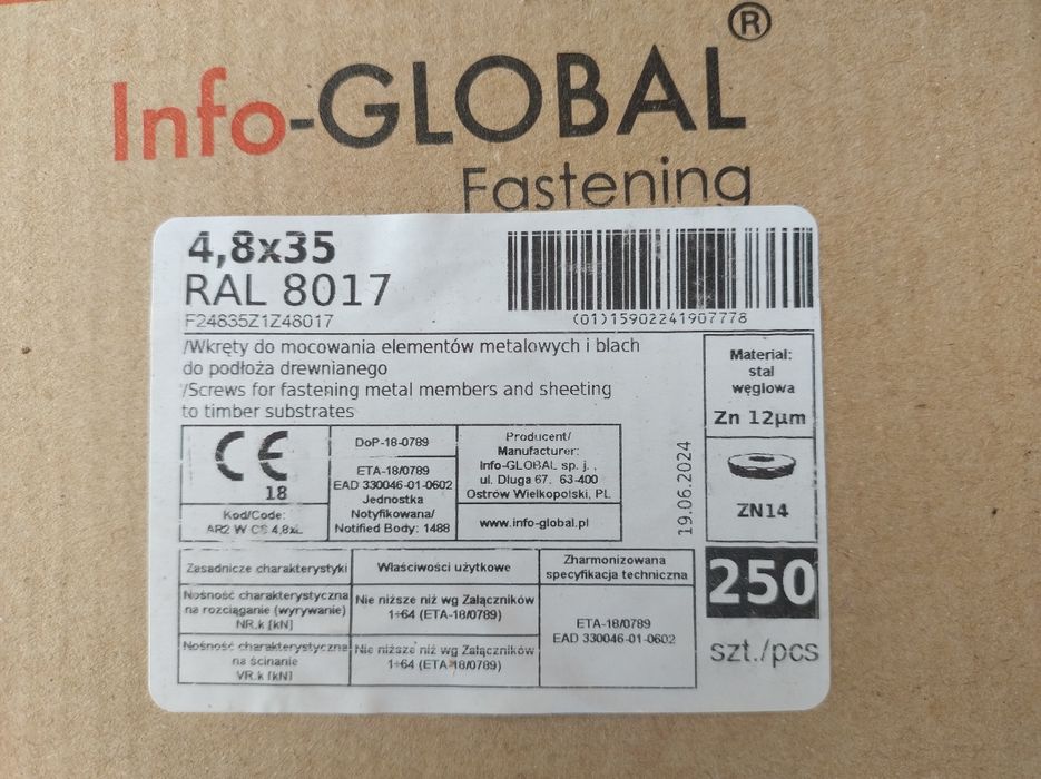 Wkręty farmerskie 4,8x35