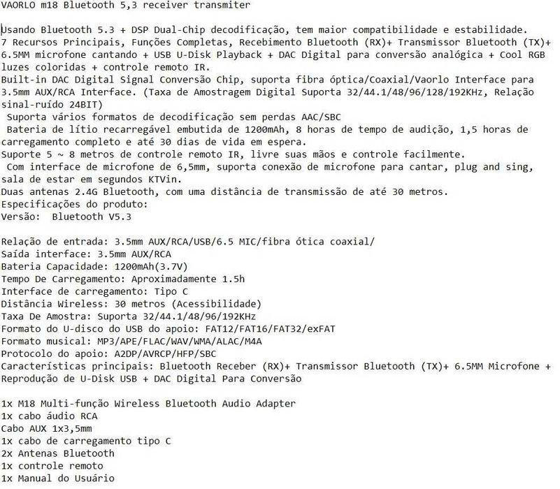 Wireless hifi bluetooth audio adapter