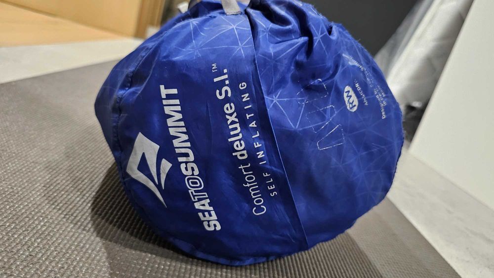 Mata samopompująca SEA TO SUMMIT Comfort Deluxe S.I. Mat Niebieski