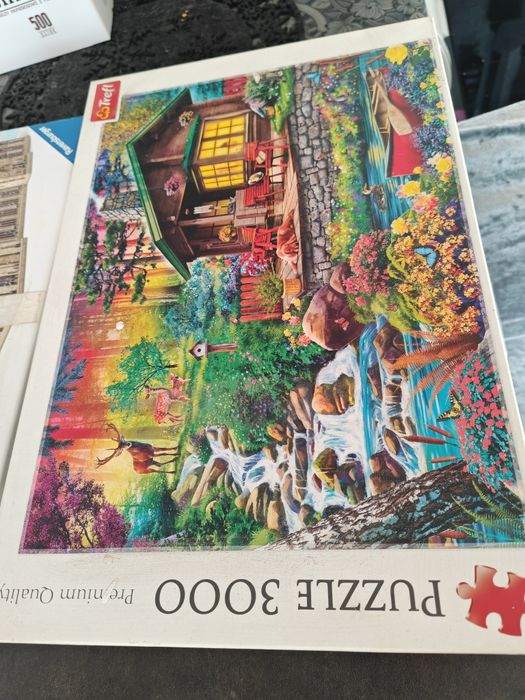 Puzzle kilka zestawów, także 3D