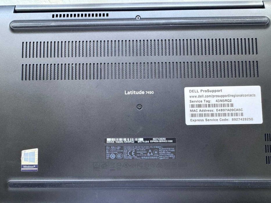Portátil Dell Latitude 14" 7490